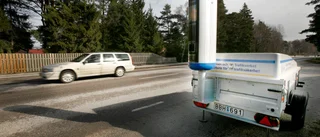 Fem fortkörare fast i polisens mobila kamera