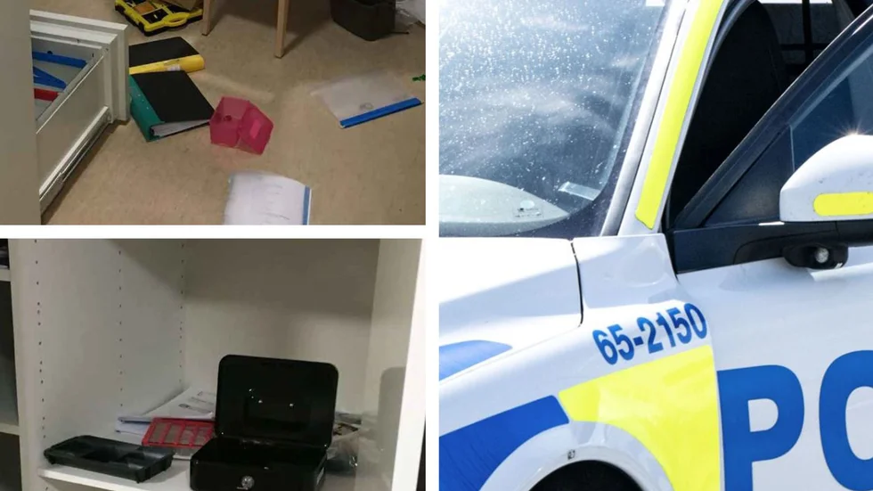 Den 36-årige mannen bröt sig in i ett LSS-boende i Linköping. (Bilderna till vänster är hämtade ur förundersökningen.) 