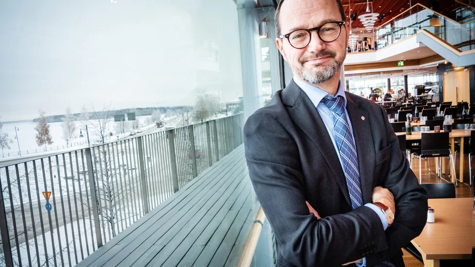 Infrastrukturminister Tomas Eneroth (S) besökte Luleå. 