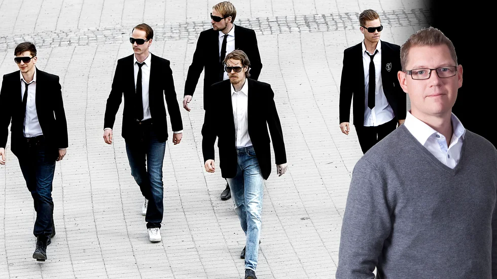 Den beryktade superfemman bestående av Mattias Samuelsson, Jesper Berggren, Hannes Öhman, Mika Kohonen och Henrik Stenberg.
