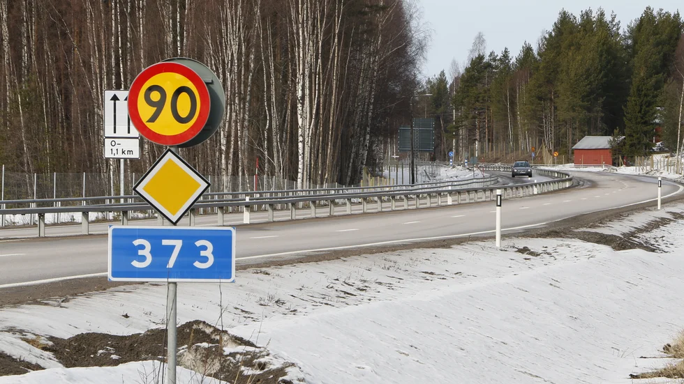 Två sträckor längs Arvidsjaurvägen berörs av hastighetsförändring. (Arkivbild)