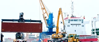 Hamnens containerlinje behöver volymer