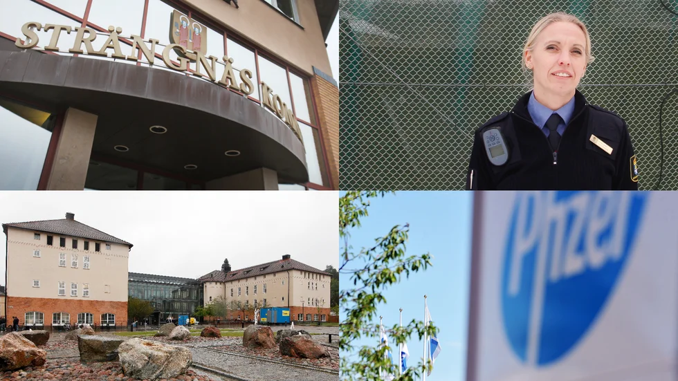 Strängnäs kommun, anstalten Bondängen (med kriminalvårdschef Linda Landin på bild) Thomasgymnasiet och Pfizer följer Folkhälsomyndighetens riktlinjer. Än har inget fall i Strängnäs bekräftats.