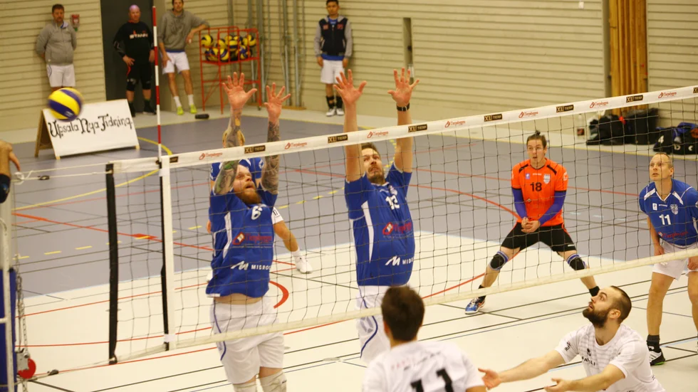 Uppsla BVS besegrade Tierp Volley med 3-1 i set i säsongens första division 1-derby. 