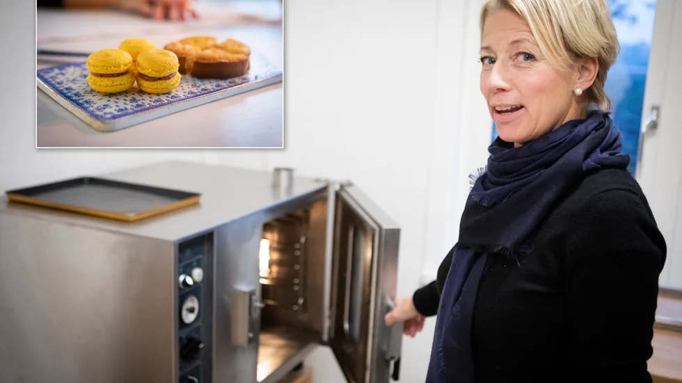 Åsa Hedengran kommer att ha sitt gårdsbageri öppet året om, men under lågsäsong kommer fokus i huvudsak att ligga på catering och att exempelvis arrangera workshops i olika former. I den infällda bilden syns macarons och tartaletter som Åsa bakat. 