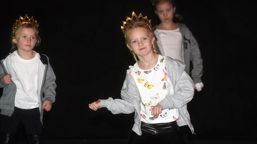 Barndans för födda 2012 och 2013 hade prinsesstema på sitt nummer.