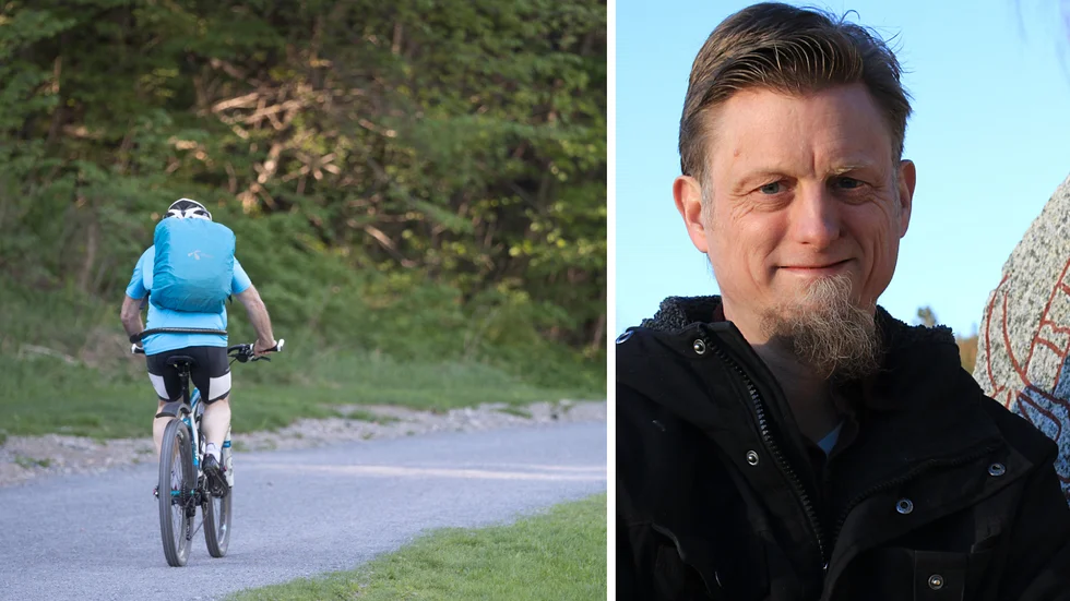 Mats Köbin vill se en cykelled i södra delarna av Heby kommun. "Det är viktigt att vi också får en chans att visa upp vår rika kulturhistoria", säger han.