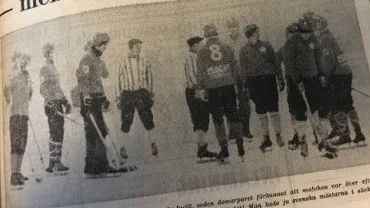 Kuriren för 50 år sedan: Efter en halvtimmes spel på Studenternas i Uppsala var matchen mellan Sirius och KSK över. Domarna avbröt på grund av dålig sikt.