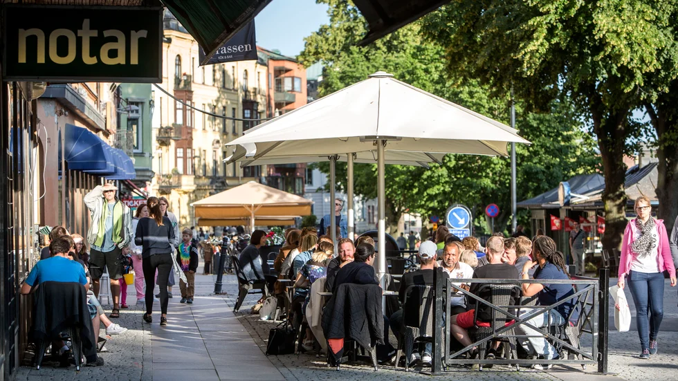 Stora delar av Östra Ågatan blir sommargata.