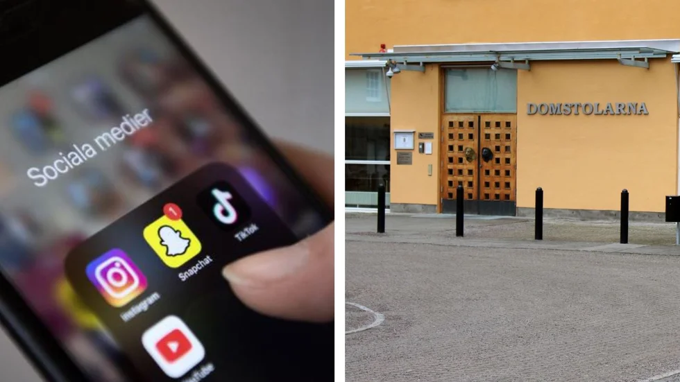 En 23-årig kvinna skickade, enligt åklagaren, hotfulla meddelanden till en kvinna som kallats att vittna i en rättegång i Linköpings tingsrätt. 