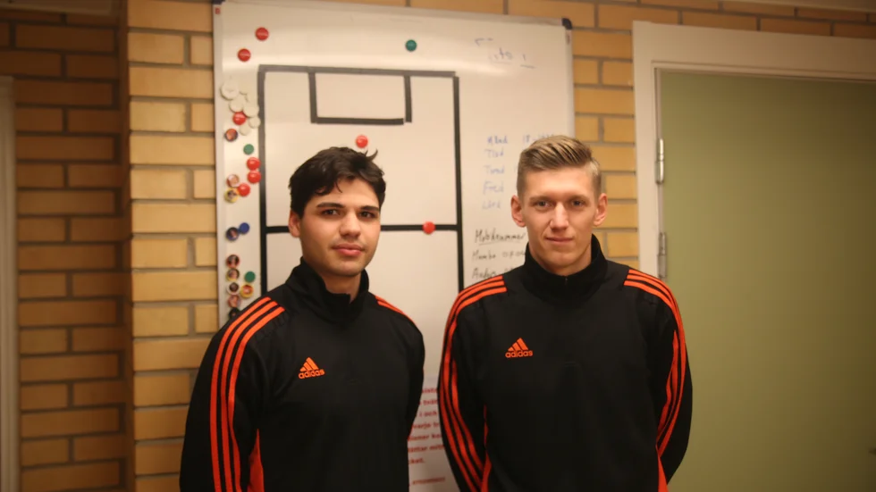 Adrian Gale och Jakov Josic från Österrike aspirerar på att ta plats i FC Gutes anfallsbesättning. 