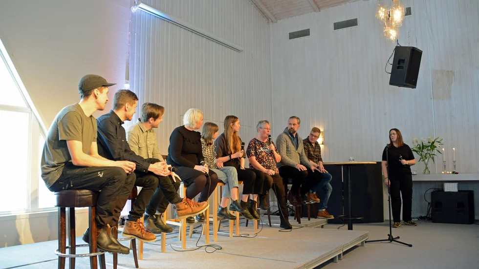 Tjoffe Sjögren, Matthias Trygg, Karin Elebring och Thomas Hallgren.