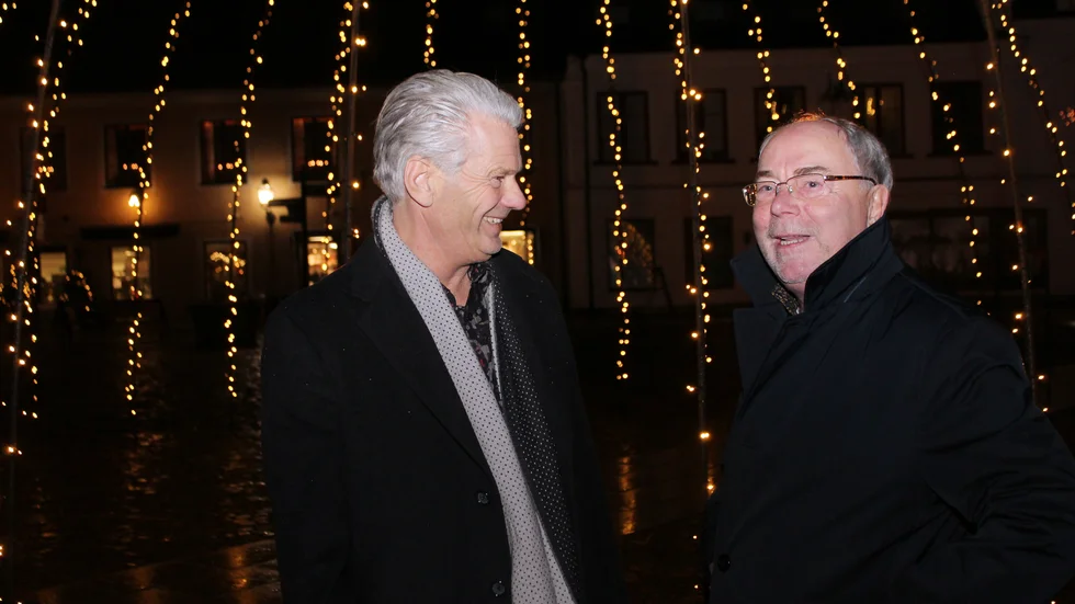 Kommunalråden Peter Karlsson (M) och Anders Hedeborg (S) ser tillbaka på första året av den här mandatperioden.