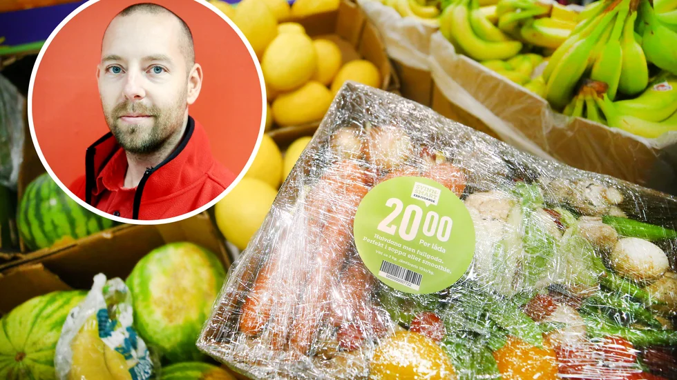 – 20 lådor försvann direkt i morse när vi ställde ut dem. Det finns dagar då det kommer in personer som köper tio lådor, säger Jonas Fager, butikschef på Willys Smeden i Eskilstuna.