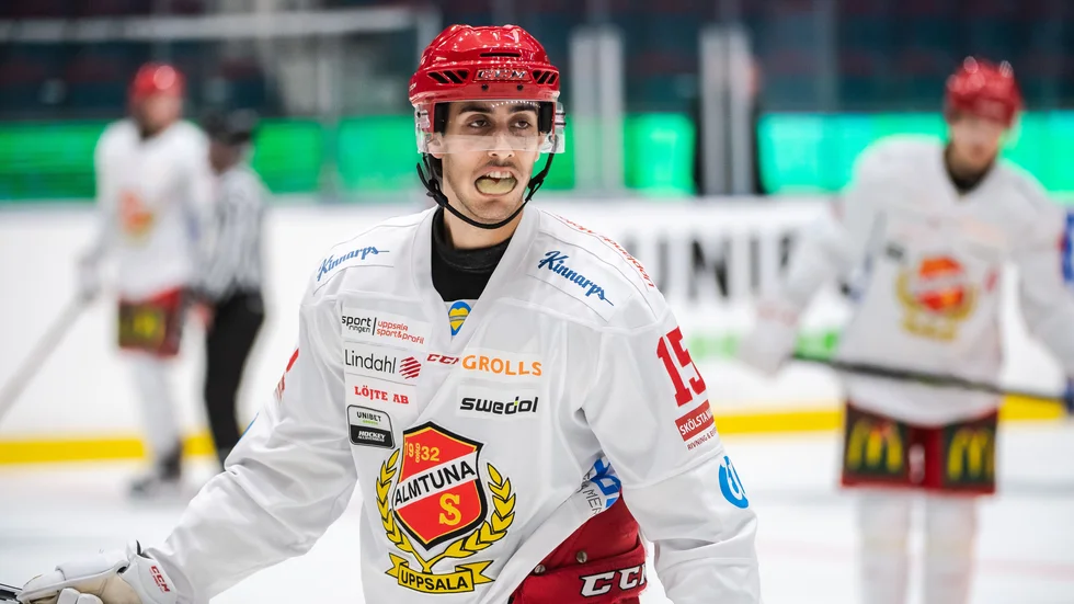Marcus Karlström är en av backarna som är tillbaka när Almtuna åker till Hovet i Stockholm för att möta AIK.