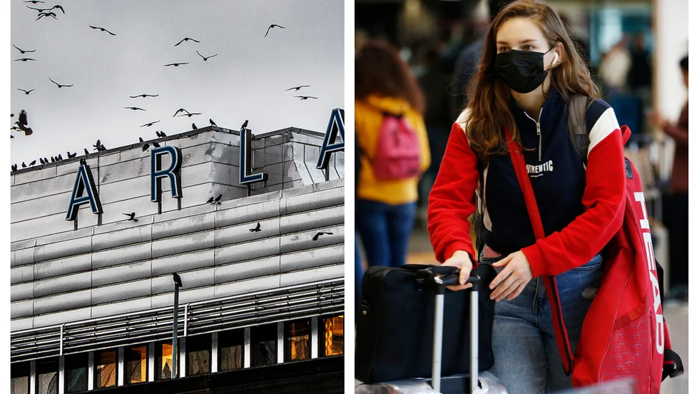Om svenskarna kommer till Arlanda är hemligt.