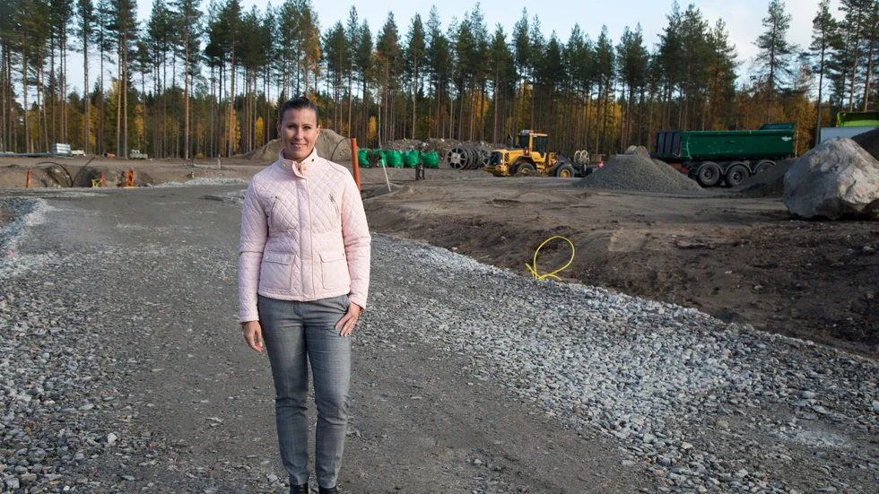 I november för de blivande tomtägarna på Strömnäsbacken börja med markberedning. Therese Bergdahl, vid Piteå kommun, ser fram när det börjar byggas på området.