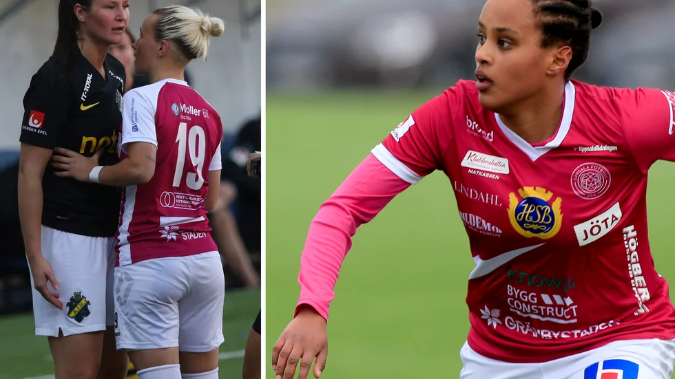 Nicole Odelberg Modin, här i AIK, ansluter till Uppsala medan Ariam Berhane vänder hem igen.