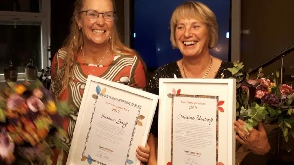 Från vänster: Susann Borg, Christine Edenborg. 
