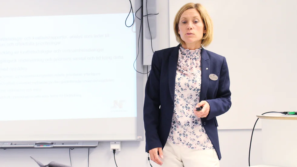 Att öka gymnasiebehörigheten är a och o menar Sofie Lindén, utbildningsdirektör, 