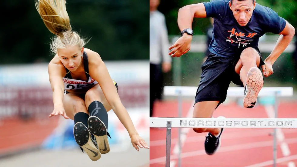 De båda talangerna Maja Åskag och Benjamin Tinglöf gör upp om medaljerna under årets Ärlaspel.
