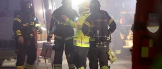 Stort pådrag i Slite vid katastrofövning
