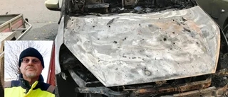 Bilbrand i bostadsområde tros vara anlagd