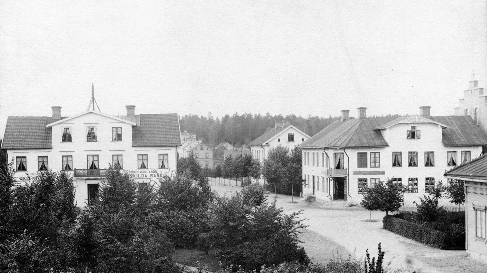 En av de äldre bilderna i Katrineholms kommunarkiv är tagen på Norr.