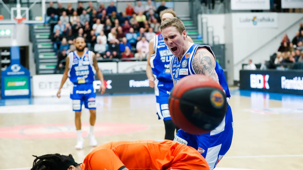 Tuffingen Axel Nordström tände till ordentligt när BC Luleå mötte Borås i våras. Under fredagen väntar ett nytt prestigemöte mellan klubbarna. (Arkivbild)