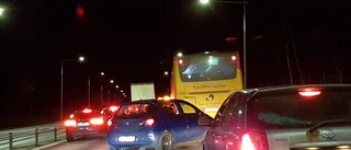 Trafikolycka orsakade stopp på E22