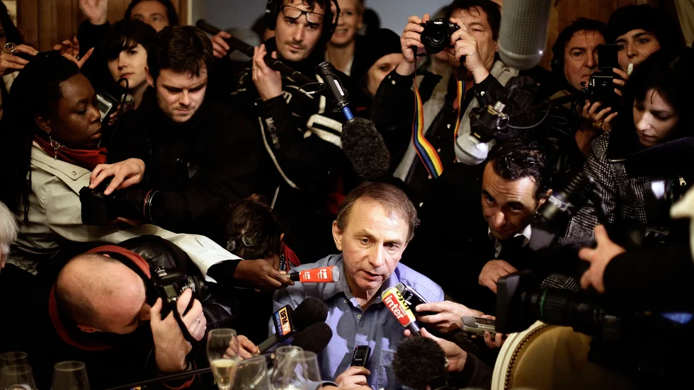 Michel Houellebecq är en av Frankrikes största och mest omtalade författare. Här en bild som togs i samband med att han 2010 tilldelades Goncourtpriset –Frankrikes mest prestigefyllda litteraturpris.