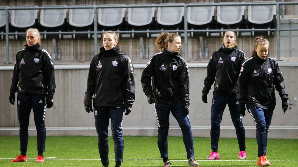 LFC-träningen är i gång.