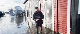 Båtklubben i Trosa ligger under vatten