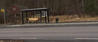 Farligt läge för busshållplatsen
