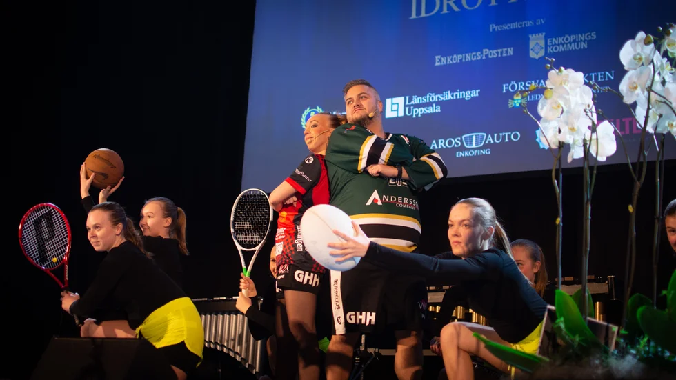 Isabel Axnér och Jonas Högberg kom i högform och ledde galan med säkra händer.