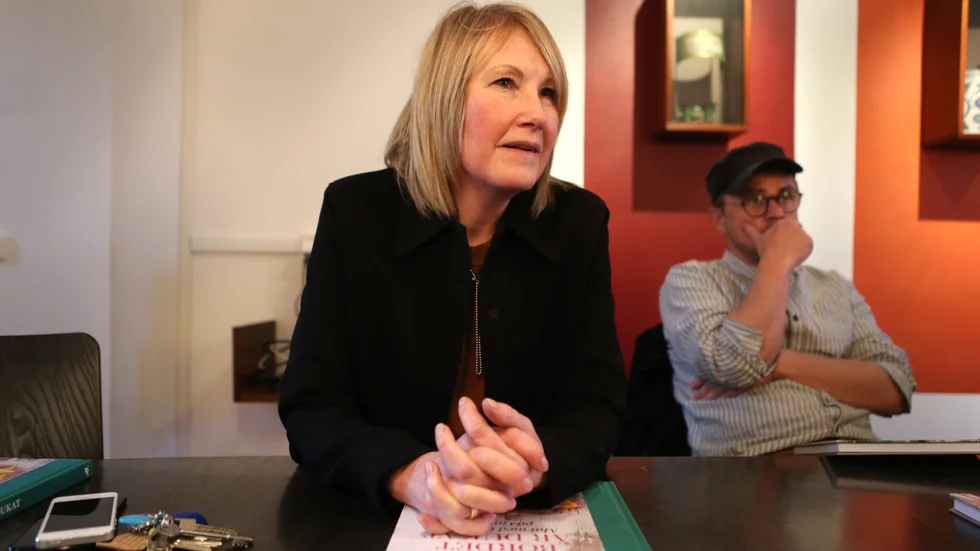 Cathrin Emdén, förlagsredaktör vid Fornsalens förlag.
