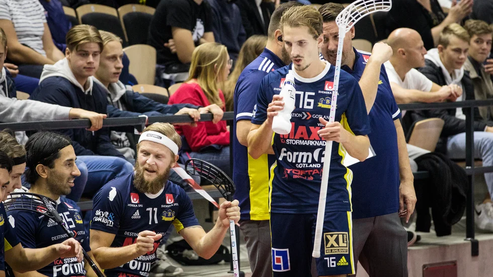 Marcus Jovic var stekhet i Visby IBK:s bortaseger.