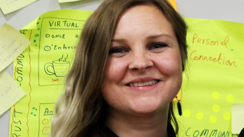 Vid förra årets Global Impact Jam var Sandra Viktor med som deltagare. I år är hon projektledare.