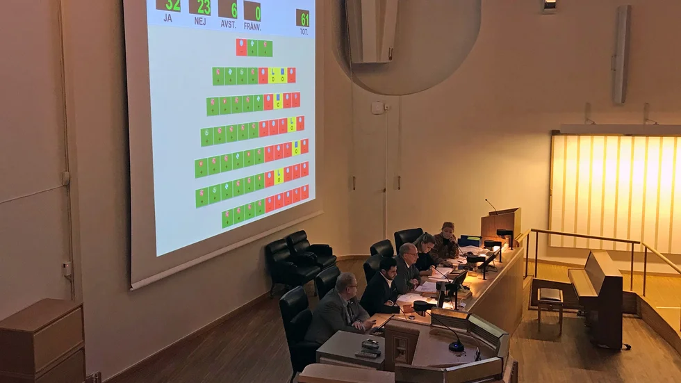 Där var det klart. Efter votering på tisdagens kommunfullmäktige i Nyköping antogs den styrande koalitionens budgetförslag inför 2020.