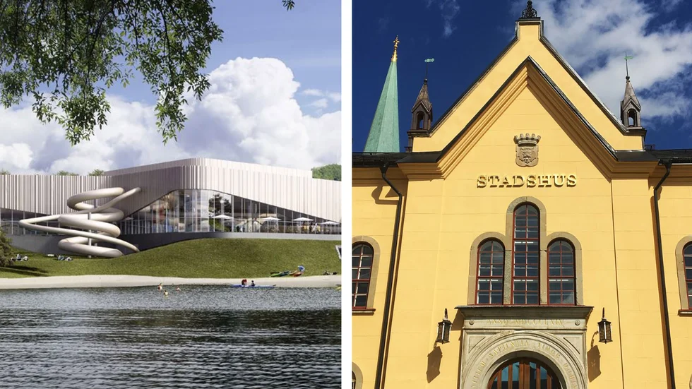 Sensommaren 2022 ska den nya simhallen stå klar. I ett första skede ska 800 pålar slås ner i marken. 