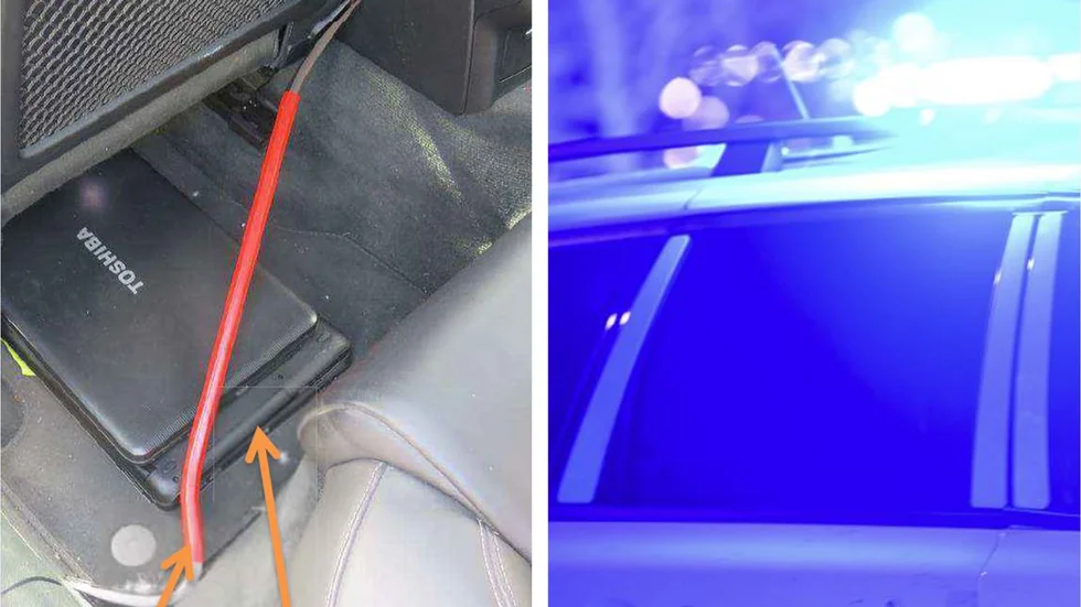 Brottsoffret blev misshandlad med en kofot. Bilden till vänster är hämtad ur polisens förundersökning. 