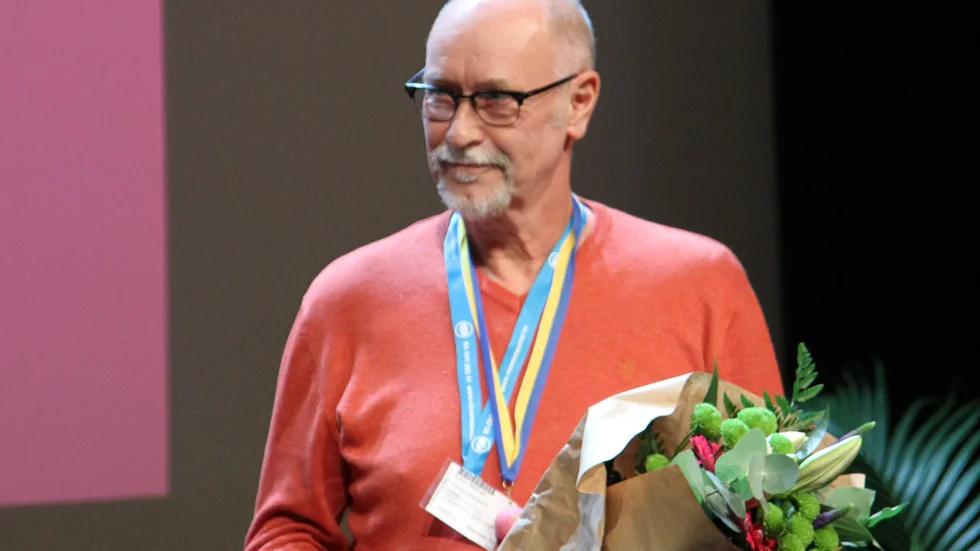 Anders Björkman prisades för sitt arbete,