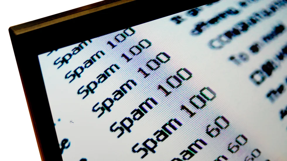 85 procent av alla mejl som skickas i världen beräknas vara spam,  enligt 