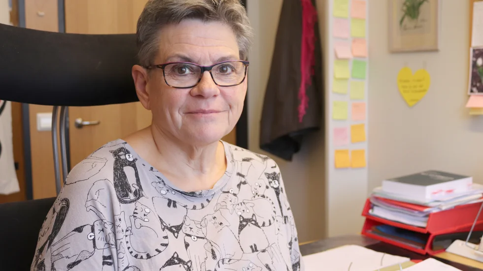Marianne Haglund tycker att det är roligt att få dela ut pengar ur stiftelserna. "Det är så roligt när folk blir glada", säger hon.