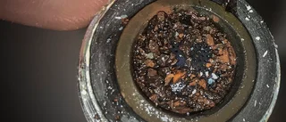 Rost och smuts efter vattenavstängning 
