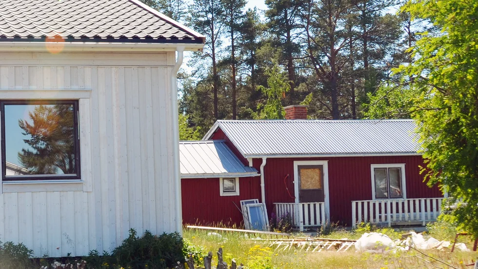 Det var här, i det röda huset, som knarkfabriken fanns.