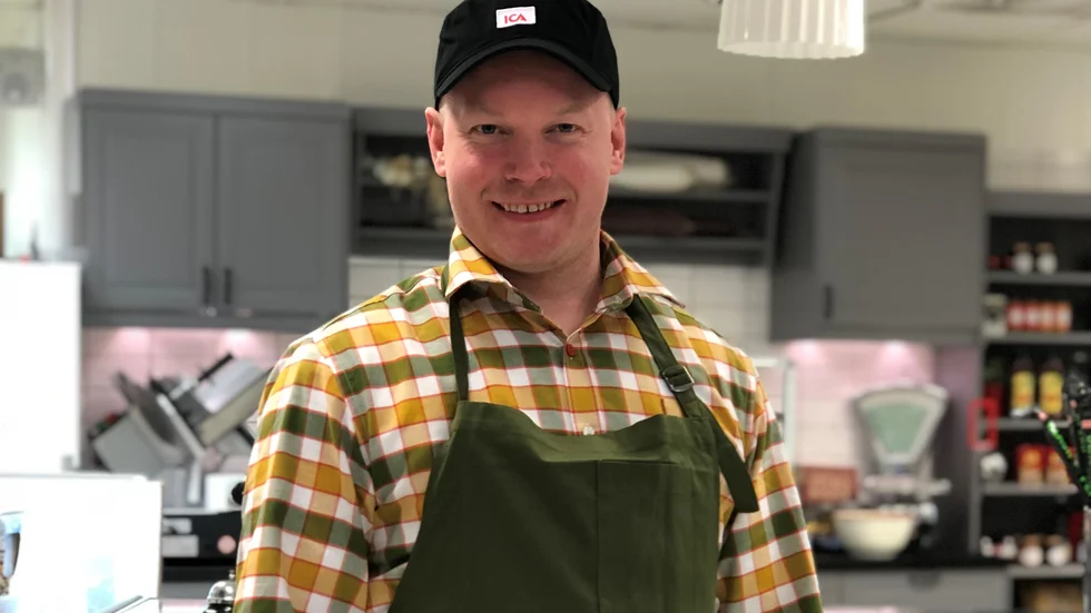 Emil Karlsson är ICA-handlare i Jokkmokk.