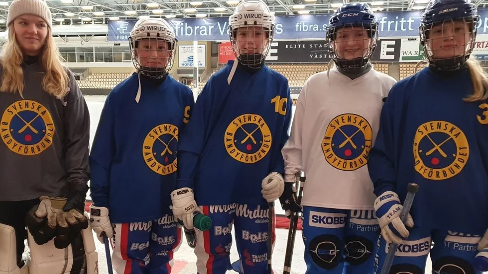 Ungdomar från Motala var på regionsläger i bandy i helgen.