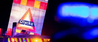 Två misstänkta för narkotikabrott vid olycka
