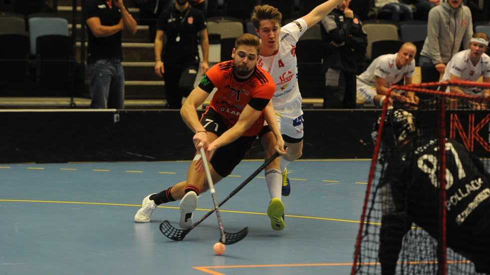 Viktor Palm var som vanligt inblandad i det mesta i derbyt mot Nykvarn. Två mål och fyra assists stod han för.